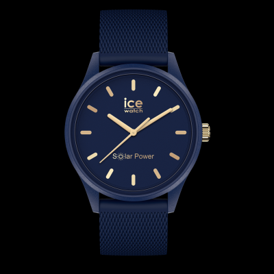 Ice watch solar power - navy gold - medium